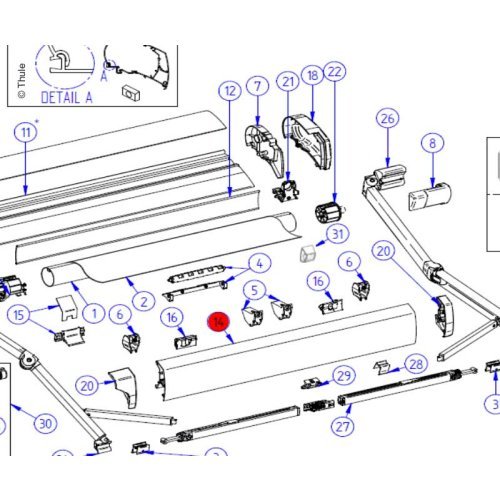 Lead Rail 9200 4,5m elox.