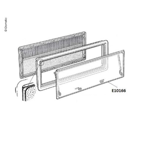 Außenrahm.700x300 schwarz