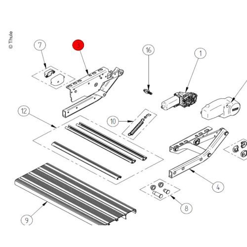 LH SideAssy ThuleStep V10