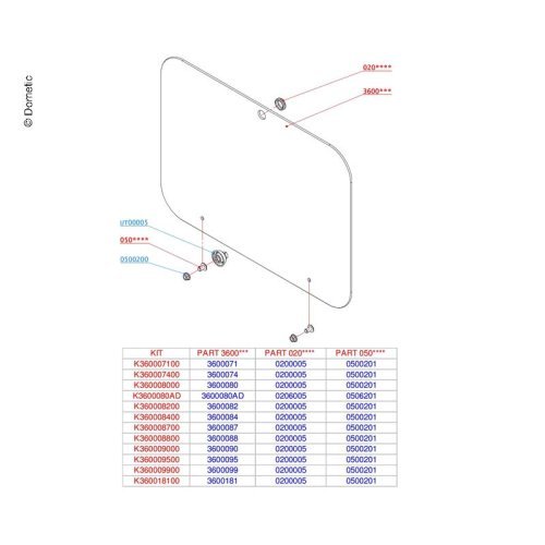 Glass cover Series 8000