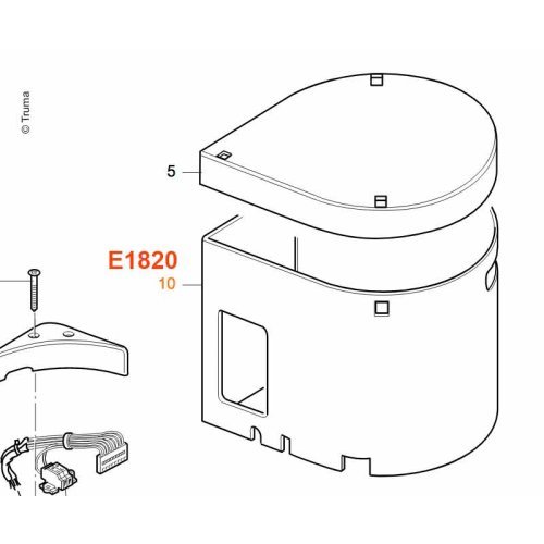 Mantel für Boiler 14Liter
