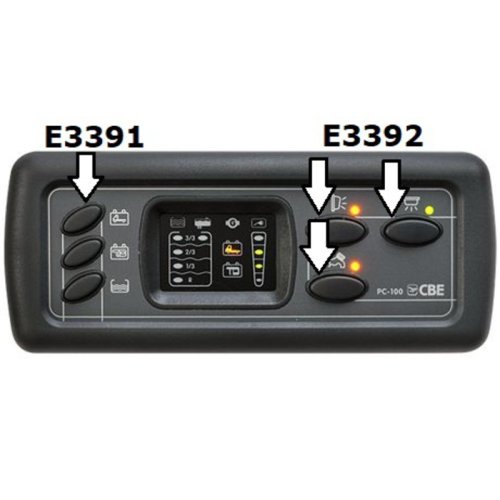 Knobs 3x small for PC100