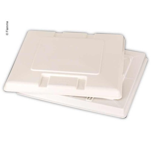 Spare glass roof hood white