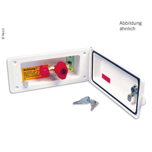 Supply flap for gas extraction