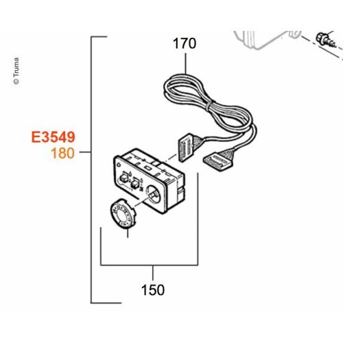Bedienteil UnterputzE4000