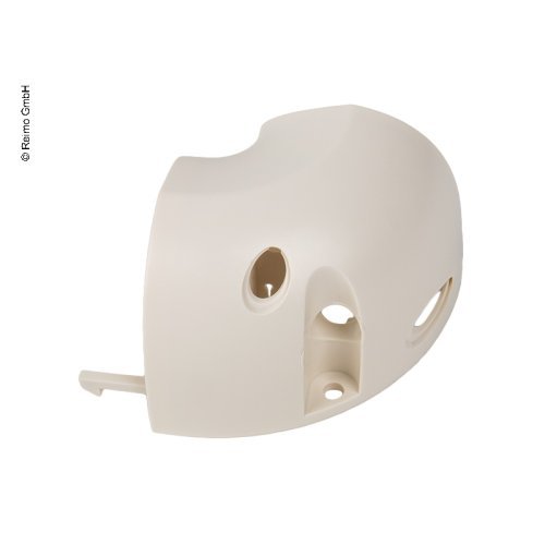 Bearing/end piece right cream white RAL9001
