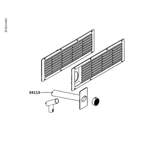 Abgasrohr kpl.L=195mm