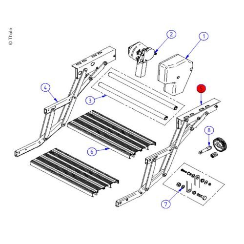 RH Scissor Assy Double Step