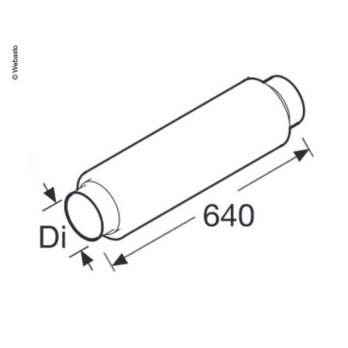 Heizluftschalldämpfer