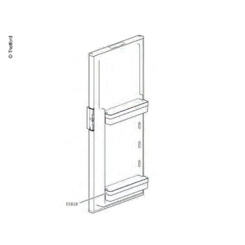 Türablagefach weiß