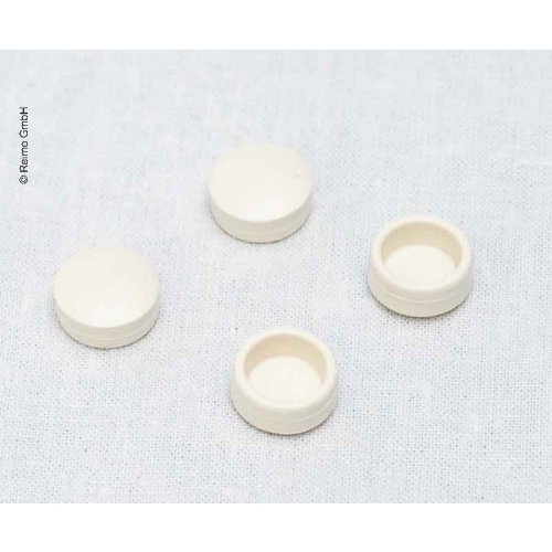 Cover caps for inner handle 4 pieces cream white