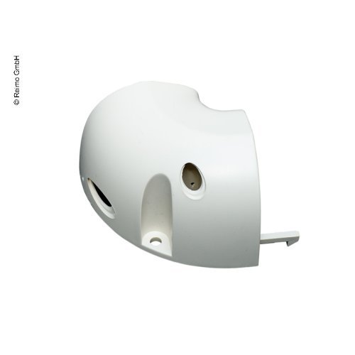 Bearing/end piece left cream white RAL9001