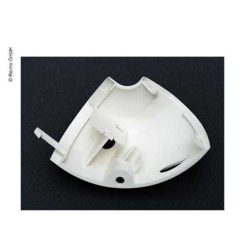 Bearing/end piece left cream white RAL9001