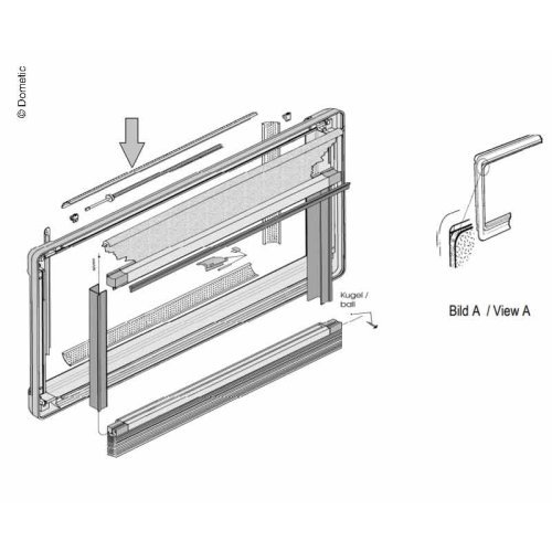 Lüftungsprof.Innenrahm.S5