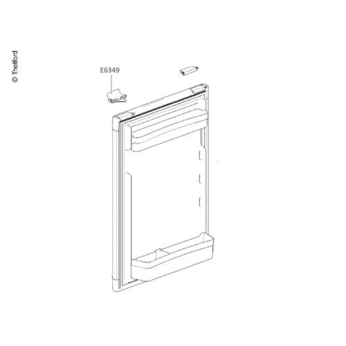 Türverriegelung schwarz