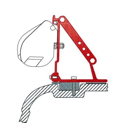 Fiamma Adapter for F45 on VW T5 with flat roof