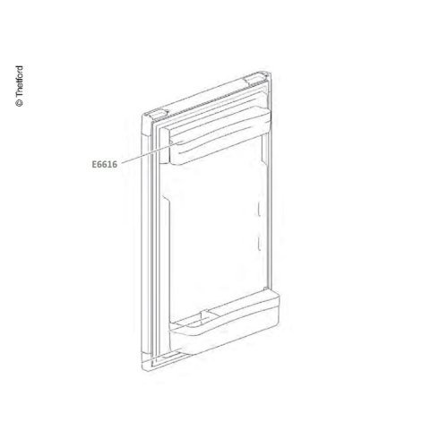 Kühlschranktürfach flach
