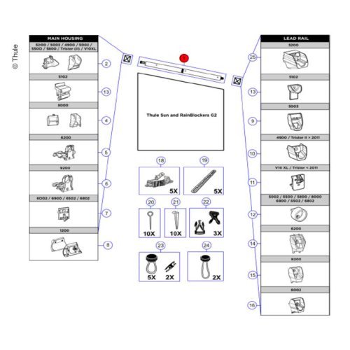 Tension Rafter Blocker 2m