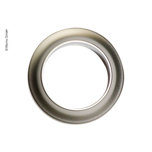 Push Lock - Rosette Silver