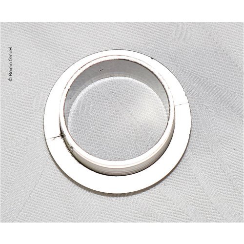 Push Lock - Rosette Silver