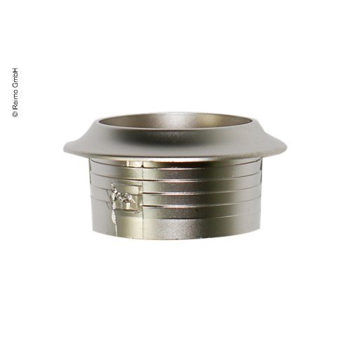 Push Lock - Rosette Silver