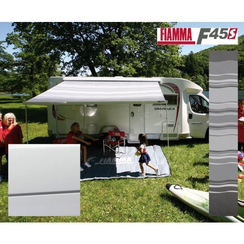 Awning F45S, 300cm cover Polar White, cloth Roayl Grey