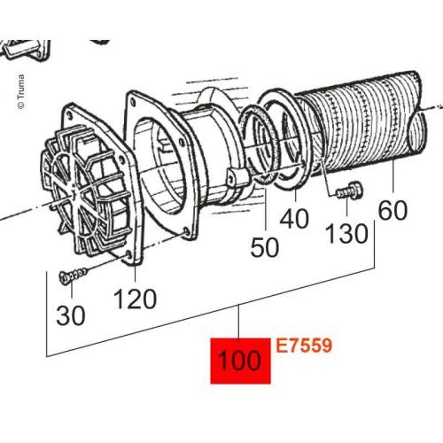 Ansaugkamin komplett