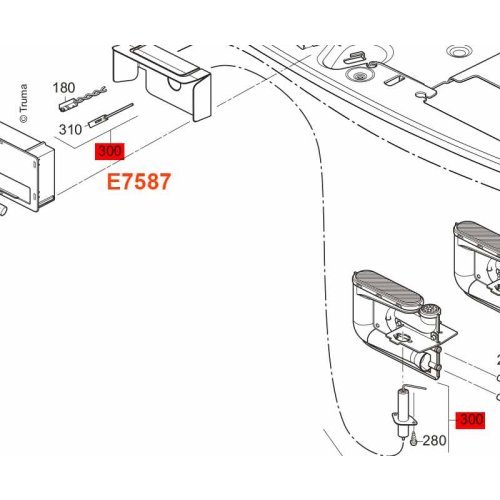 Spark plug S 3004/S 5004, 53 cm