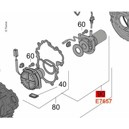 Brennerkammer komplett
