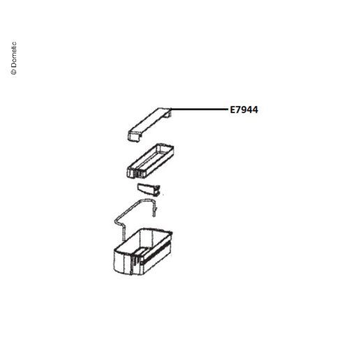 Abdeckung Türfach CRX 80