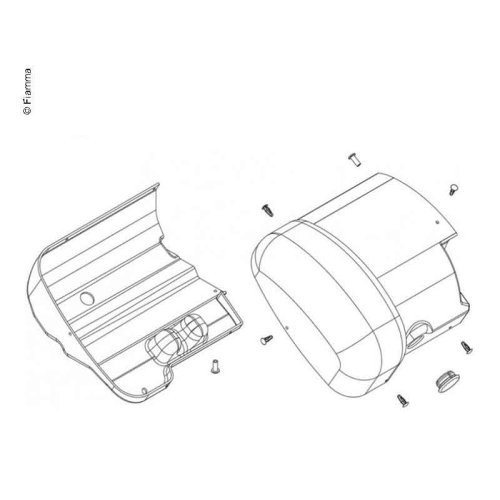Cover motor kit F65S polar white