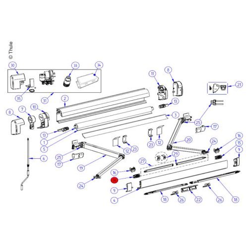 LH Conn Support Arm 5200