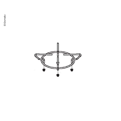 Gitter emailliert D20cm