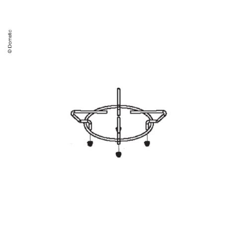 Gitter emailliert D=250mm