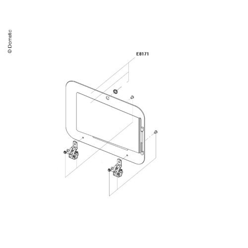 Glasabdeckung f.PI8043