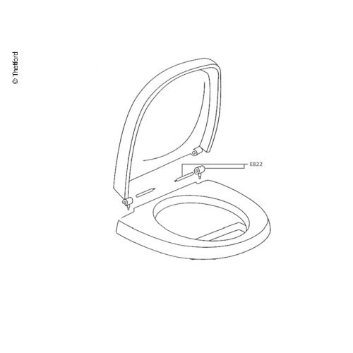 Scharnier Toilettendeckel
