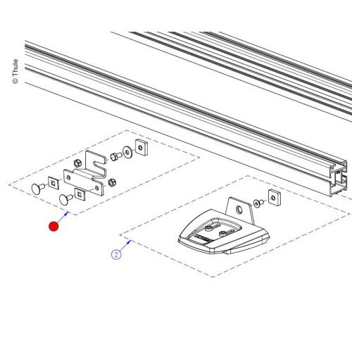 Base Rail Connector 1pc