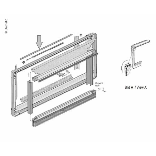 Lüftungsprof.Innenrahm.S5