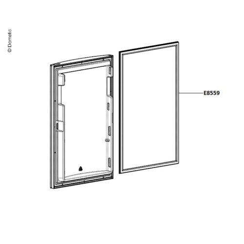 Door seal magnet black RM840X