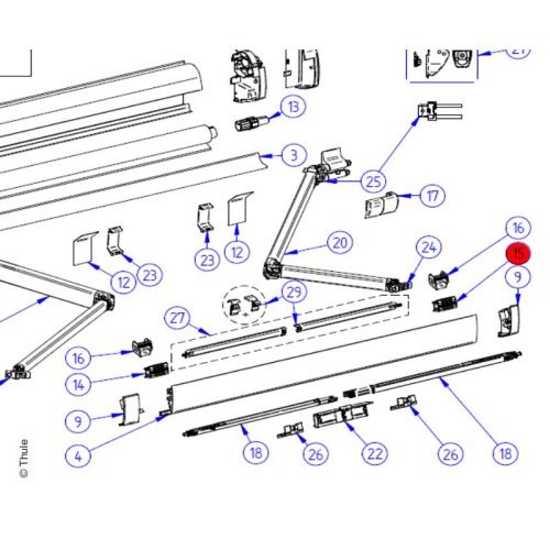 RH Conn Support Arm 5200