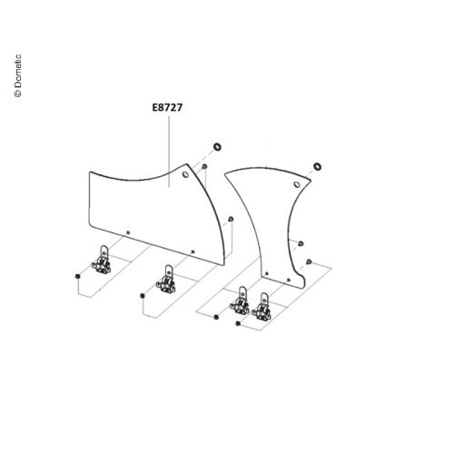 Kocher-Glasabdeckung