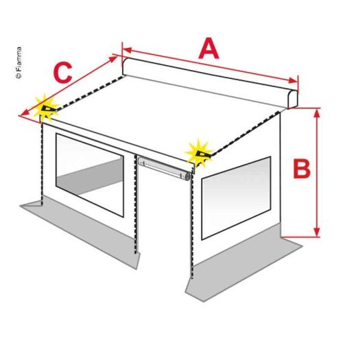 Fiamma Zip Privacy Room 450 M