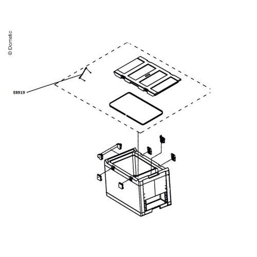 Halteband Deckel CF-80