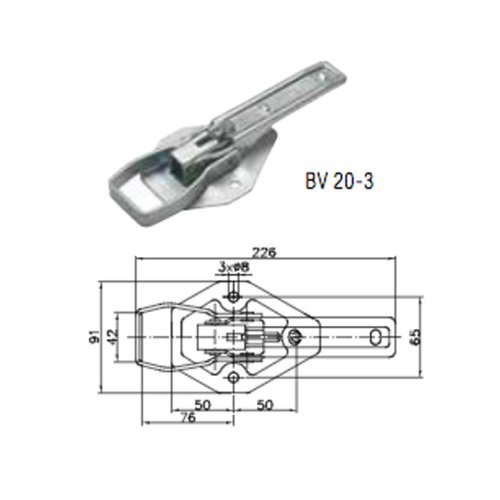 Winterhoff BV 40-1 side plate lock