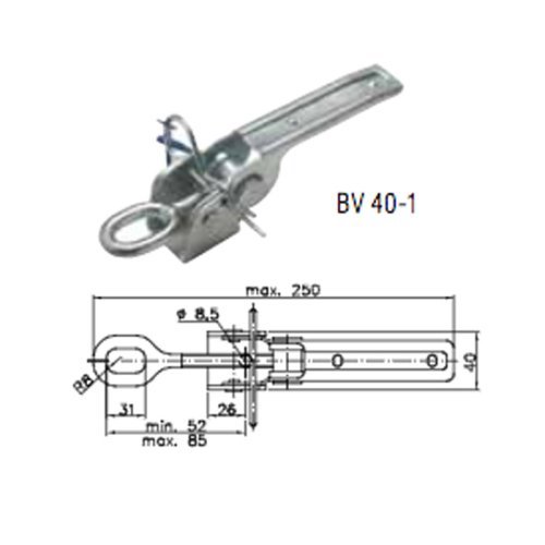 Winterhoff BV 40-1 side plate lock